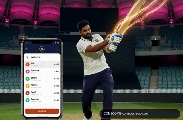 Comecome (come come apk) fantasy cricket & matchday visual 1